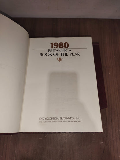 Encyclopedia Britannica Book Year - Set of 3 (1978-1979-1980)
