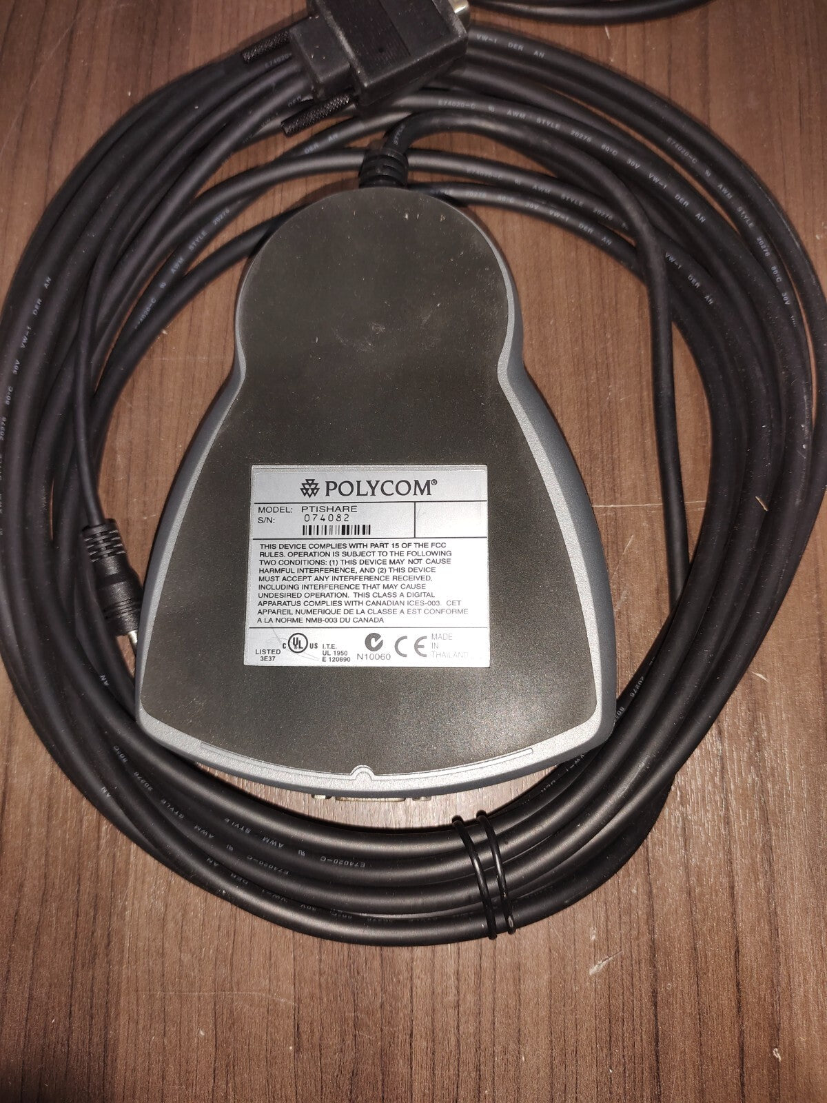 Polycom PTISHARE Image Share Scan VGA Audio & Adapter 2215-21211-200