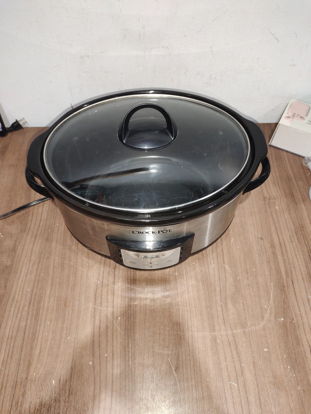 Crock Pot Original Slow Cooker Programmable Digital Control 7 - SCCPVC709S-033