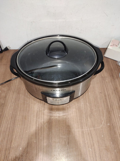Crock Pot Original Slow Cooker Programmable Digital Control 7 - SCCPVC709S-033