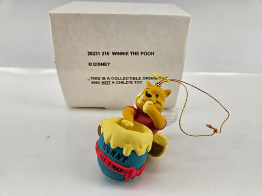 Vintage Grolier Disney Angel WINNIE THE POOH Christmas Magic Ornament 26231 210