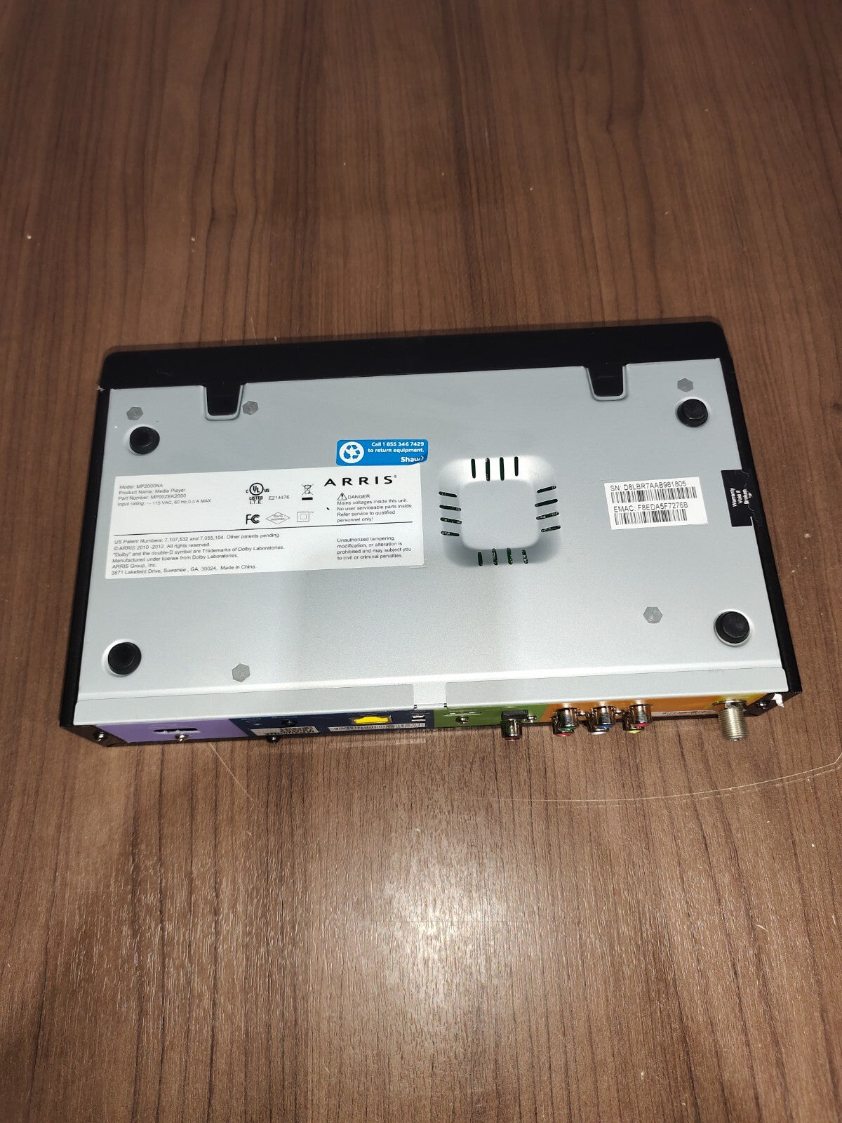 ARRIS MP2000NA Shaw Digital Cable Box - 1