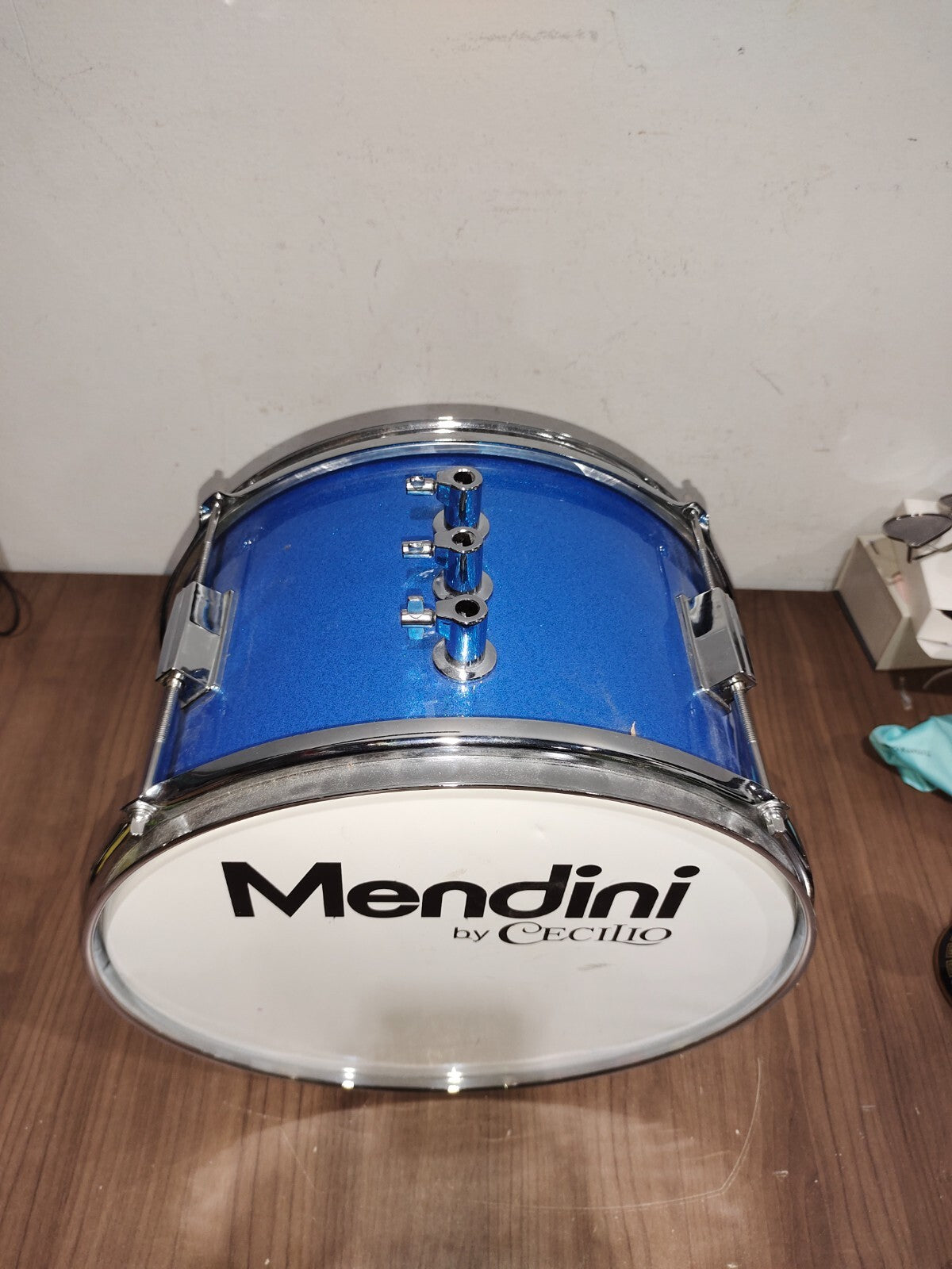 Mendini by Cecilio 16 x 11" Bass Kick Drum - Blue #R1832