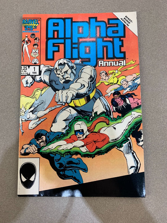 Alpha Flight Annual Vol 1 #1 (1986, Marvel Comics) VF/NM
