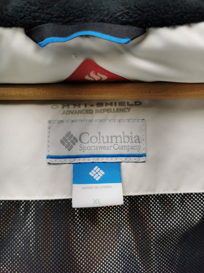 Columbia white Omni Shield Jacket