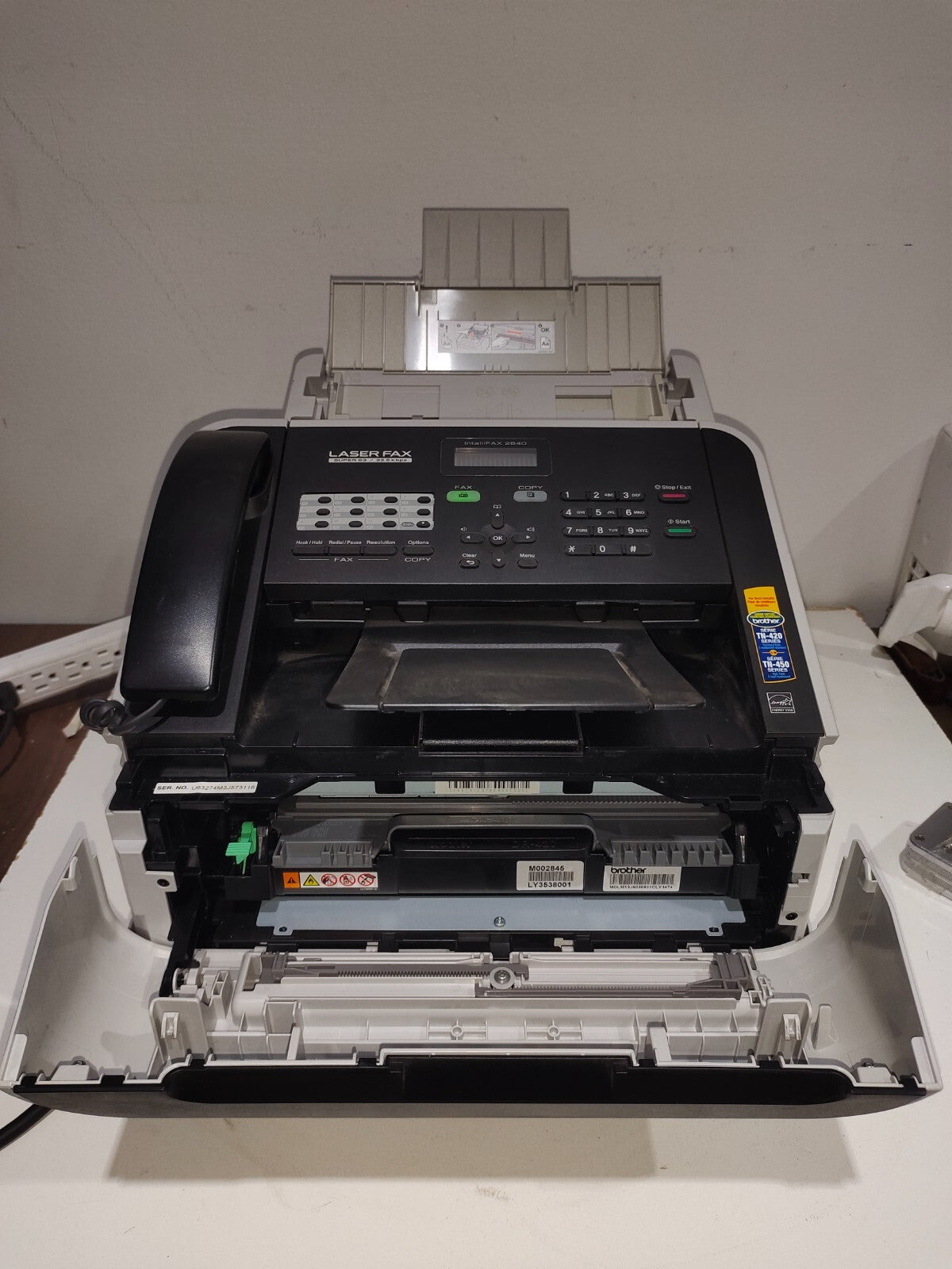 Brother FAX 2840 IntelliFax High Speed Laser FAX Machine