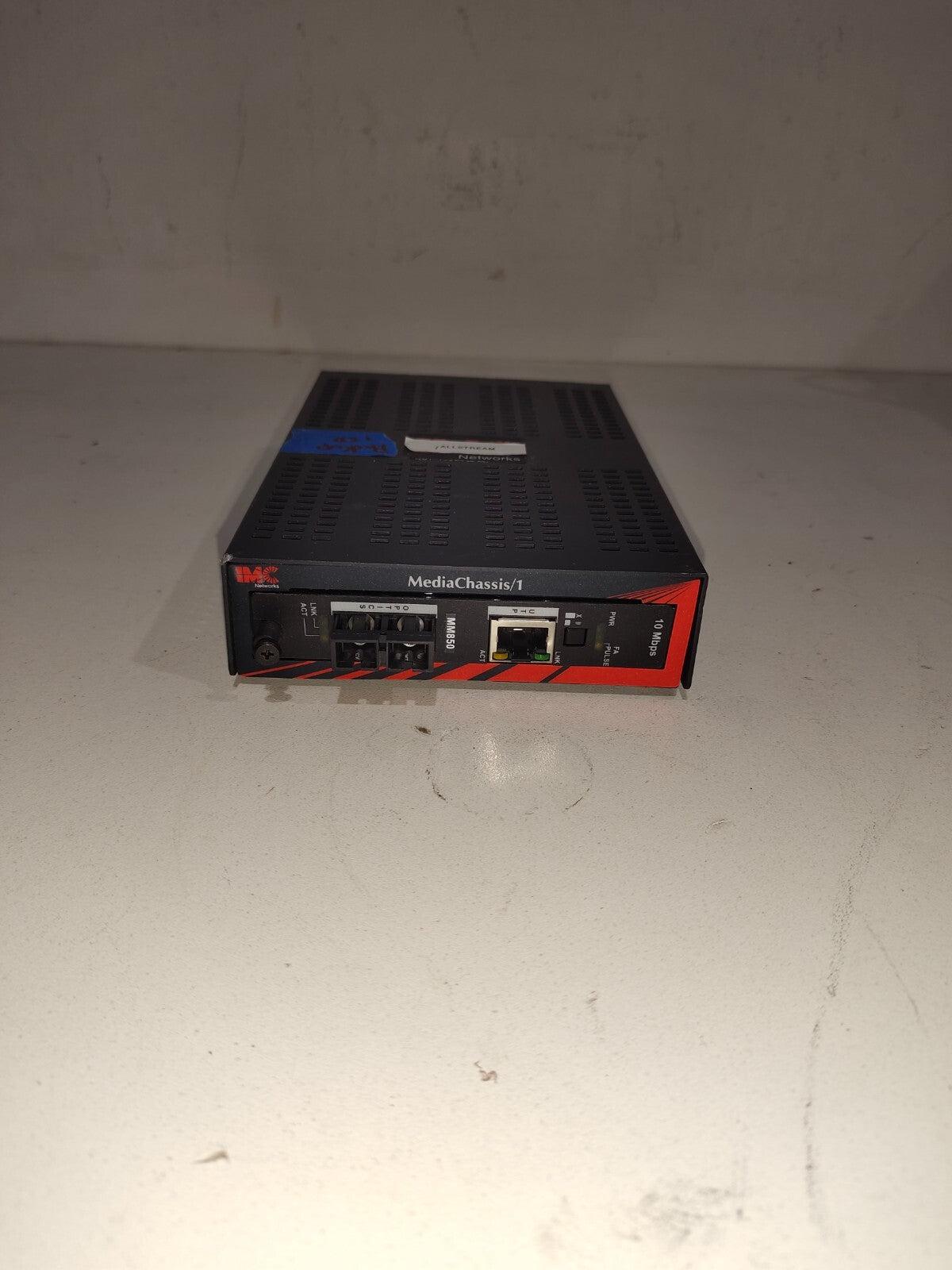IMC Networks FiberLinX-II,  MediaChassis/ 1, Fiber Optic Media Converter