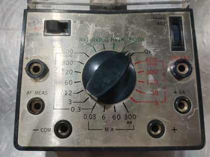 VINTAGE RCA WV-519A Multimeter Silver/Blue Analog Display with Adjustable Dial
