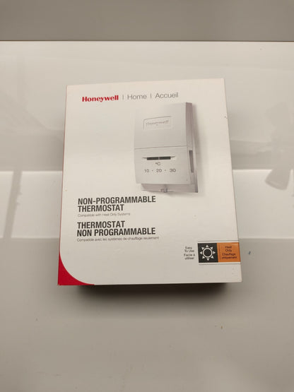 Honeywell Home Round Thermostat Heat Only Non-Programable