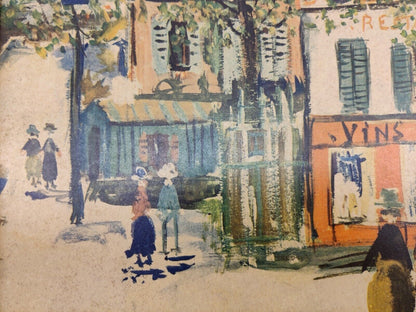 Maurice Utrillo Vintage Art Prints On Board Printed by New York Graphic Society