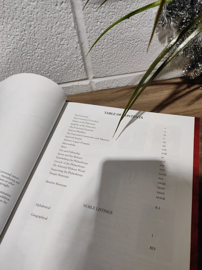 2018 Inaugural Edition Shriners International Directory Large Hardcover Book