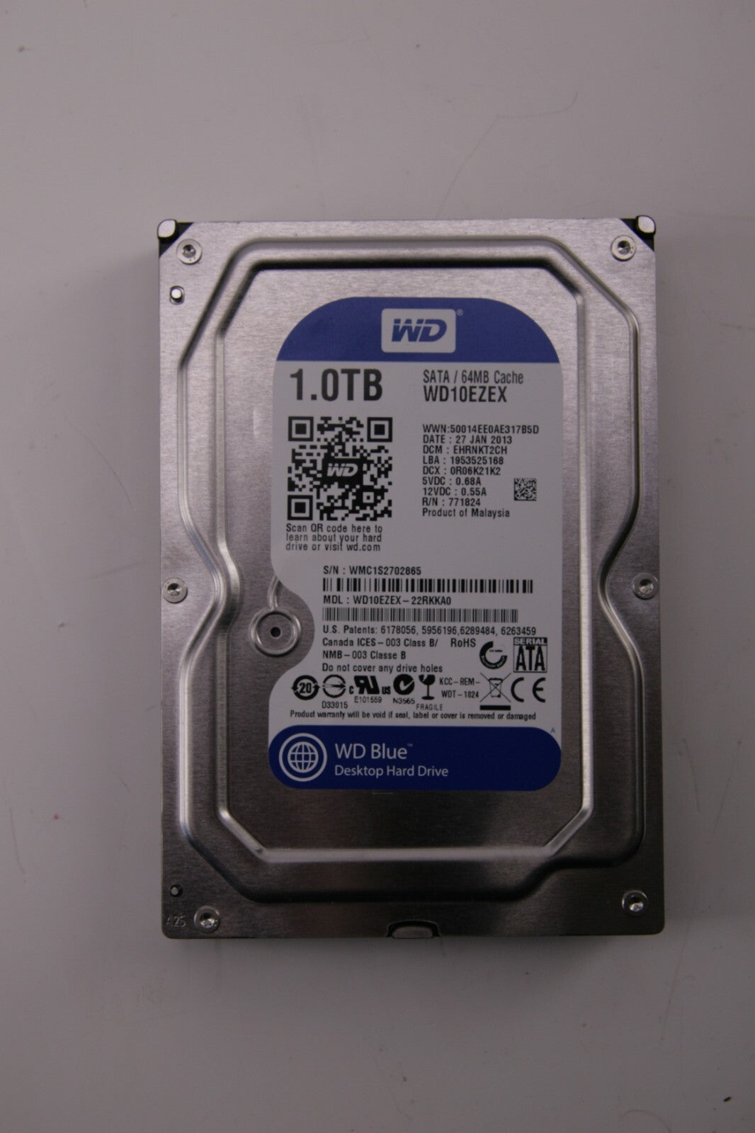 WD Blue 1TB HDD Internal Hard Drive