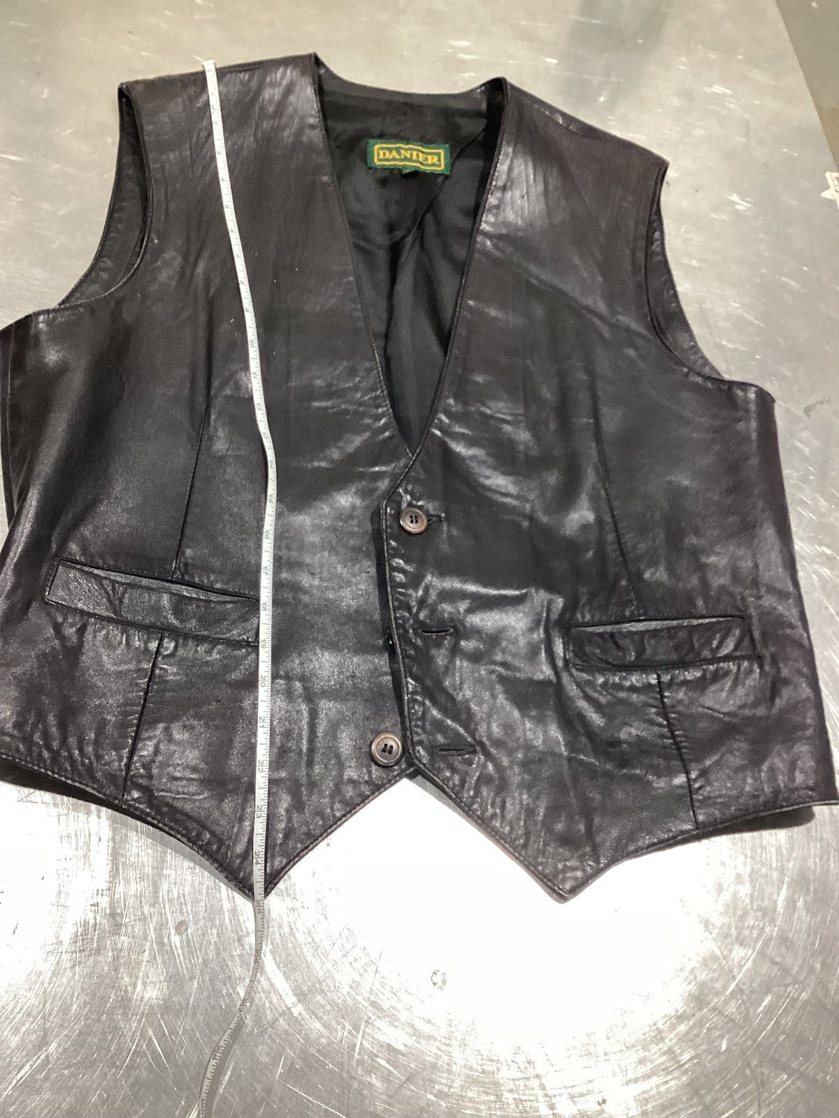 Danier Leather Black Vest