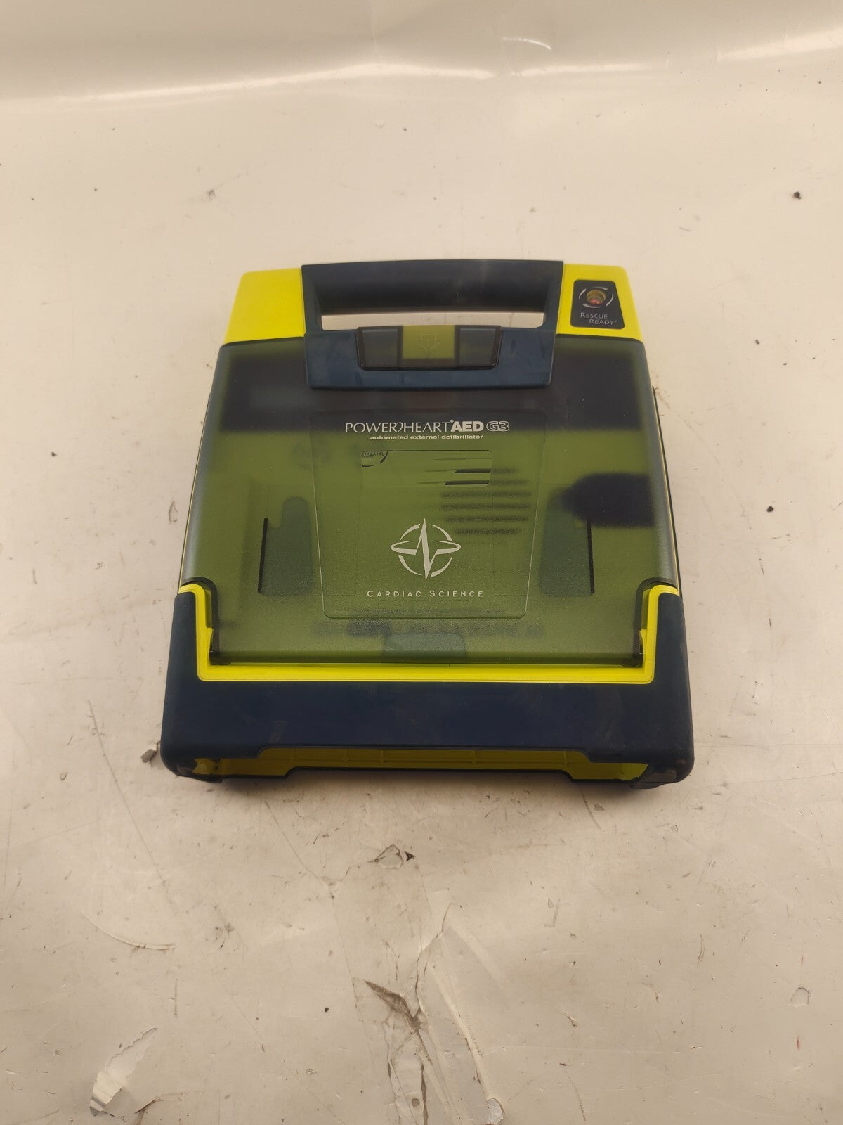 CARDIAC SCIENCE POWERHEART DEFIBRILLATOR AED G3 9390A-501 (No Battery Untested)