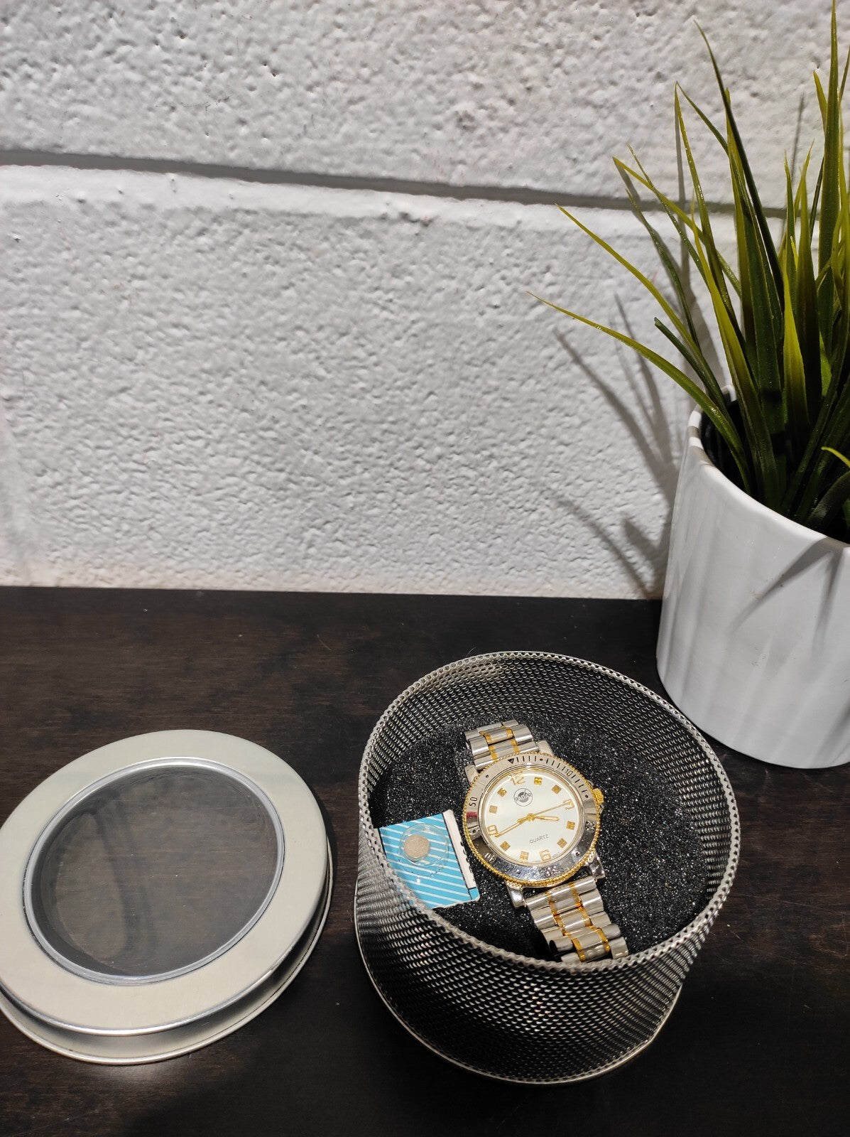 Women's Quartz Watch Vintage Stainless Steel Wrist Watch