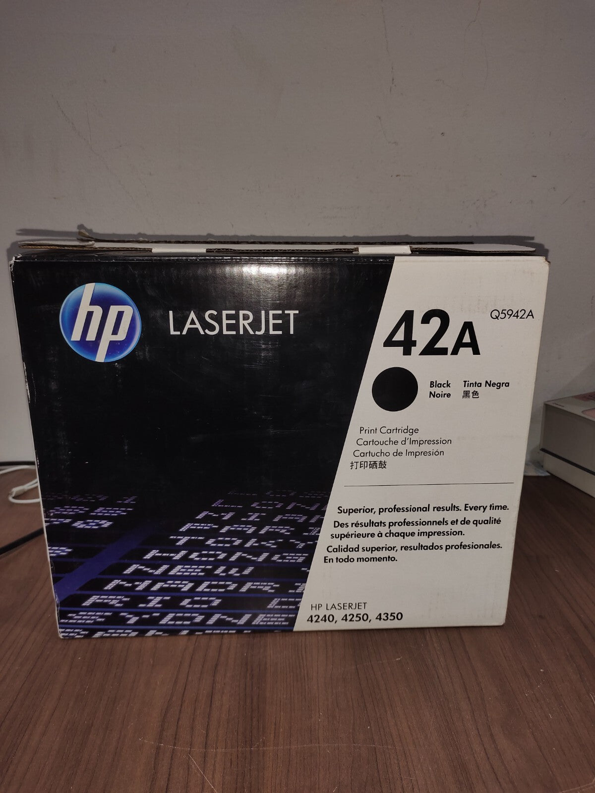 HP 42A Genuine LaserJet 4240,4250,4350 Black Toner Cartridge Q5942A