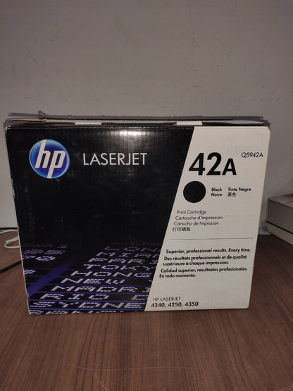HP 42A Genuine LaserJet 4240,4250,4350 Black Toner Cartridge Q5942A