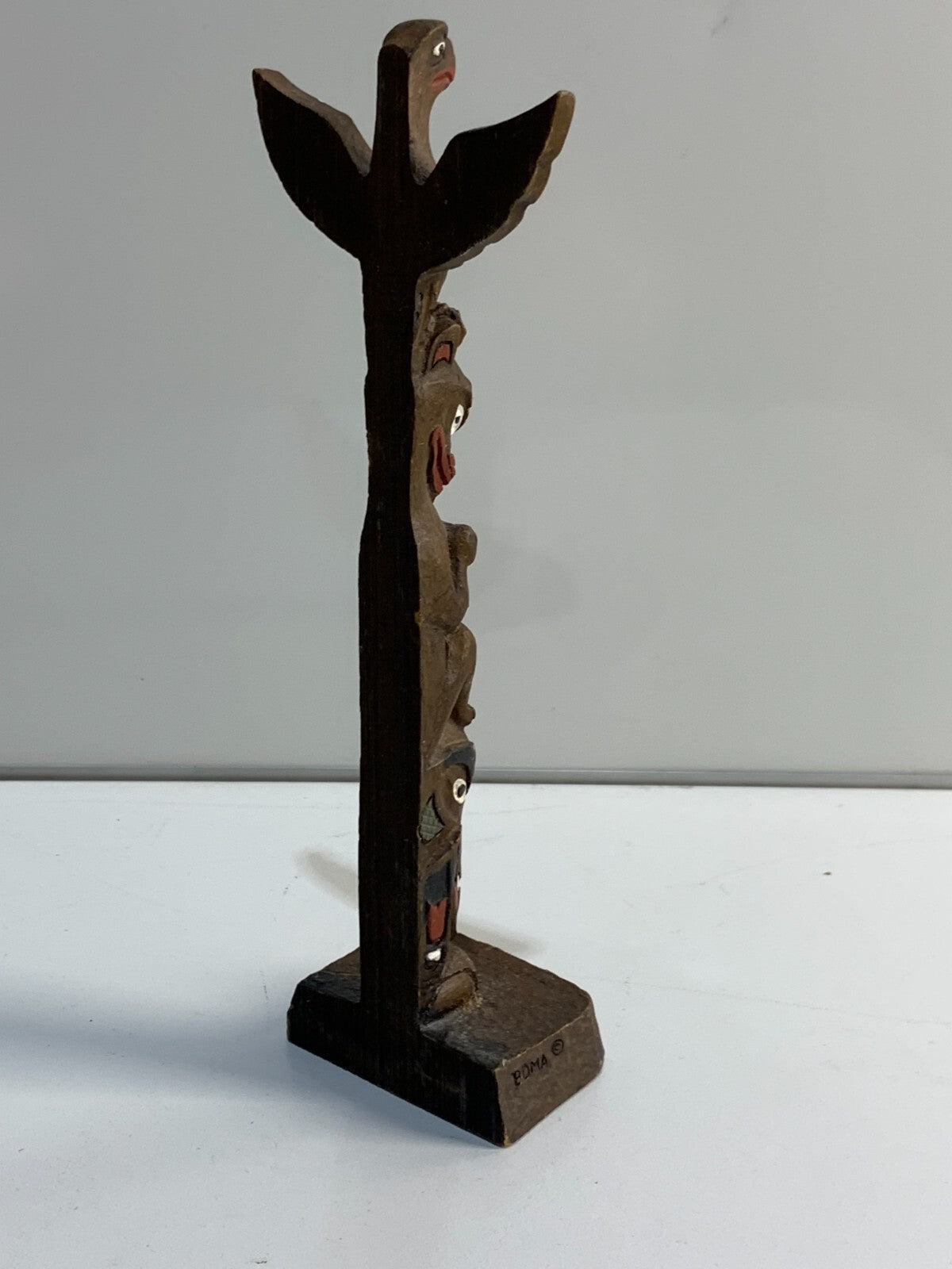 Boma Totem Pole Canada Vintage First Nations