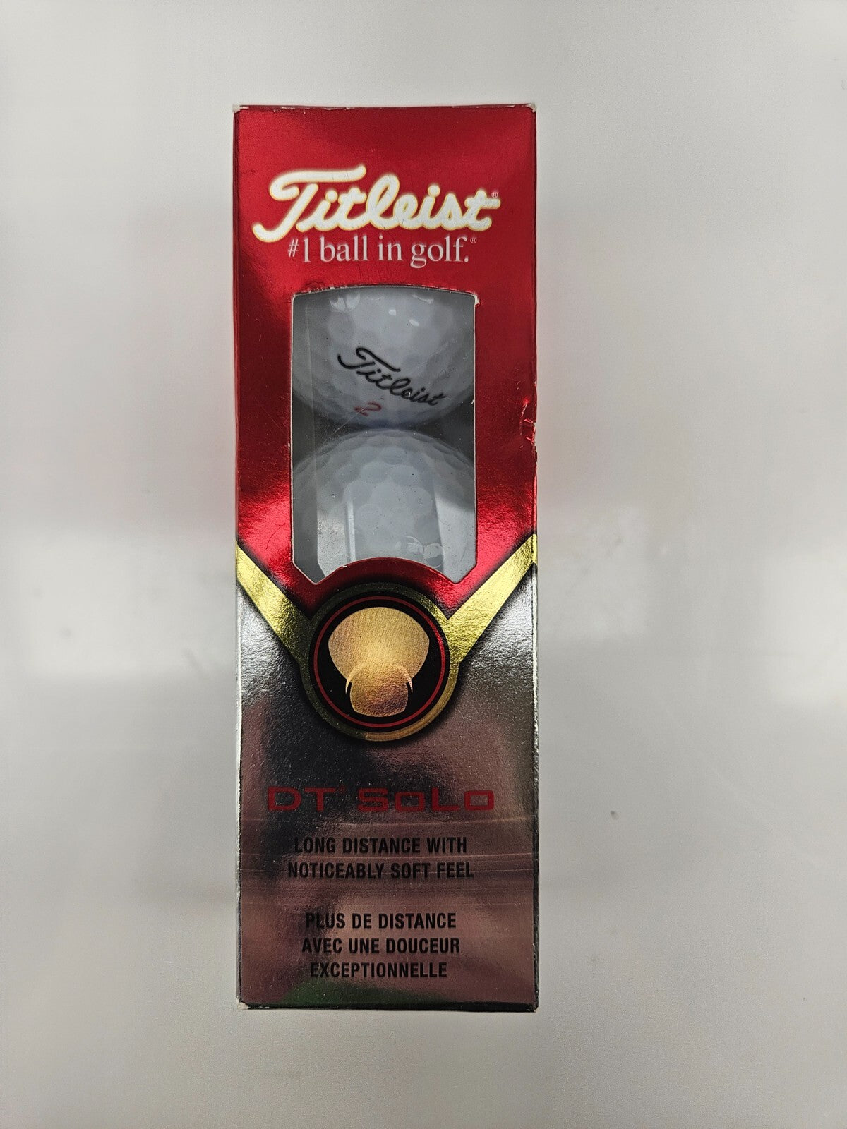 3 Titleist DT Solo Long Distance Golf Balls