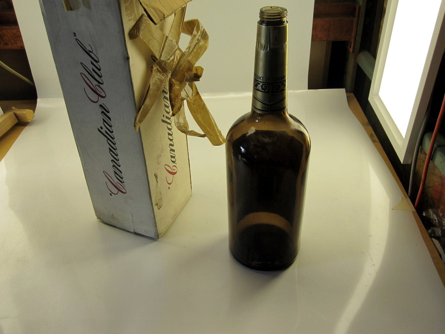 Canadian Club Whiskey Bottle GIANT 133 Oz