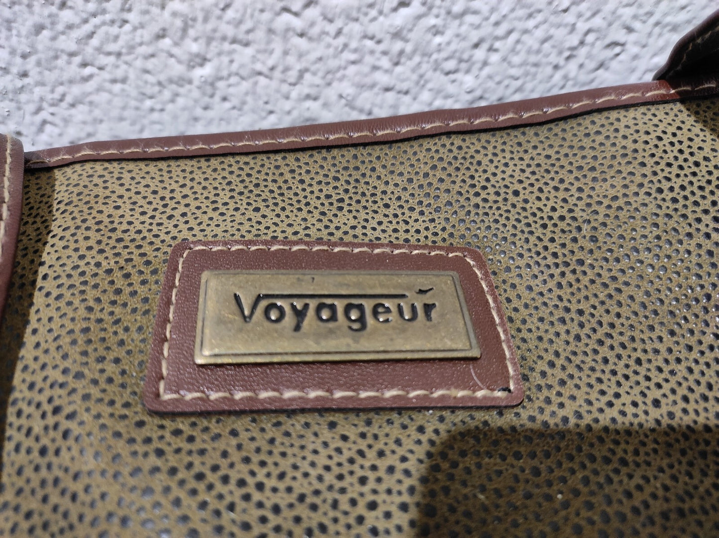 Voyageur Brown Lathe Tote Bag