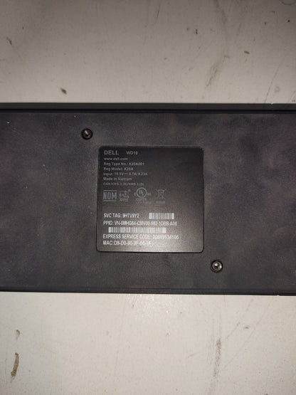 Dell K20A001 Docking Station K20A with AC Adapter