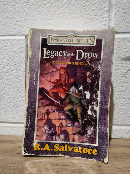 Forgotten Realms: Legacy of the Drow Collectors Edition By R.A Salvatore