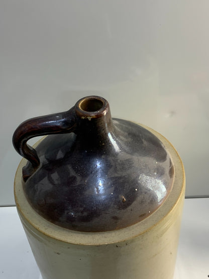 Vintage Stoneware Western Stoneware Whiskey Crock Jug