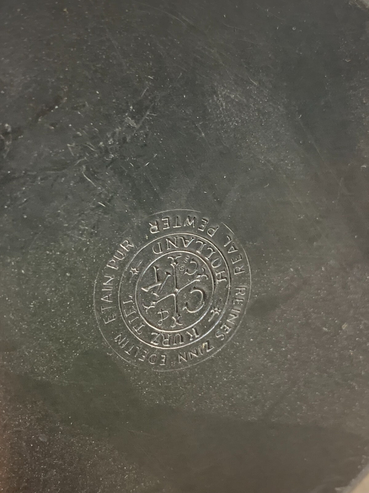 Antique carafe ewer reines zinn edeltin pure pewter real pewter Holland