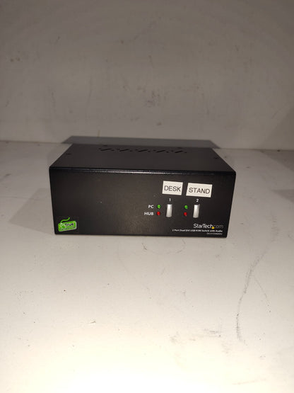 StarTech Dual DVI USB KVM Switch w Audio w/o Power Supply SV231DVIDDU - RF