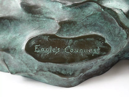 Bronze “Eagle’s Conquest” by Clark E. Bronson 1980 #9/75 Wildlife Art