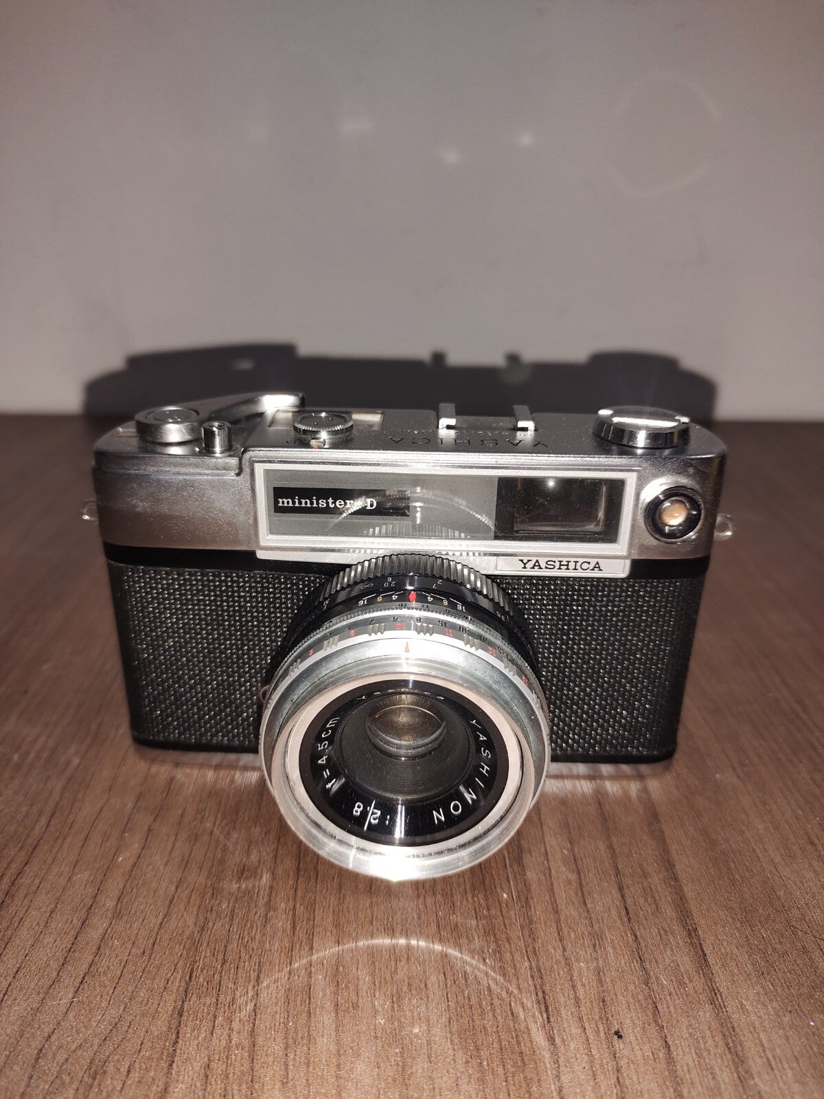 Yashica Minister-D, 35m Camera W/ Yashica Yashinon 4.5cm f/2.8 Lens and Case