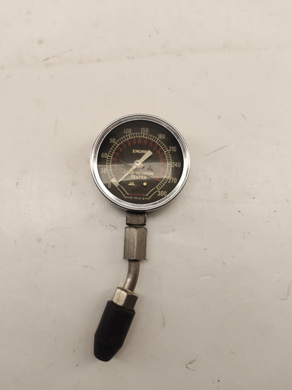 Vintage Automotive Compression Tester 300 Lbs Sq In No 3335