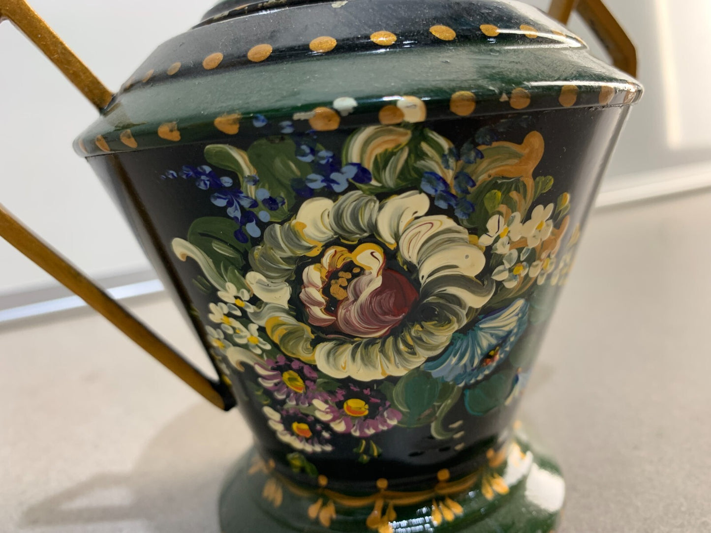 G&C Folk Art - Small Decorative Samovar Hand Painted from Australia
