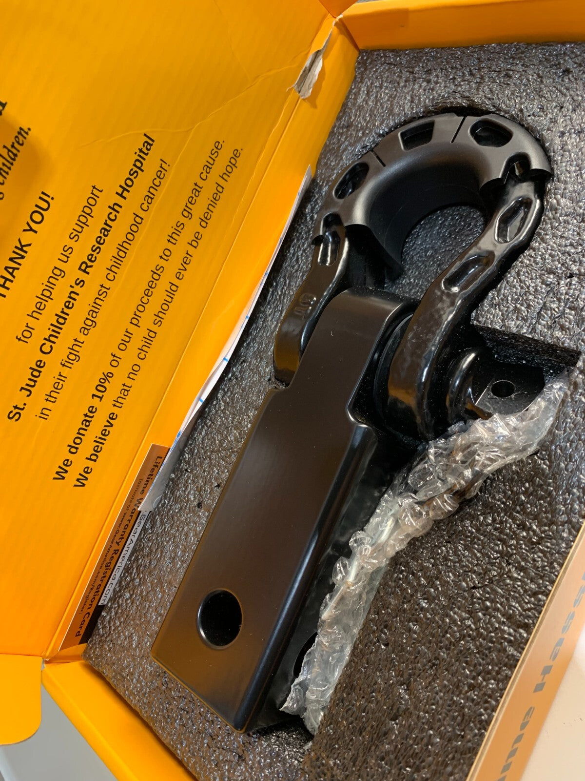 GearAmerica MEGA SHACKLE HITCH RECEIVER 2" X 2" 8 TON WLL | 16 ΤΟΝ MBS