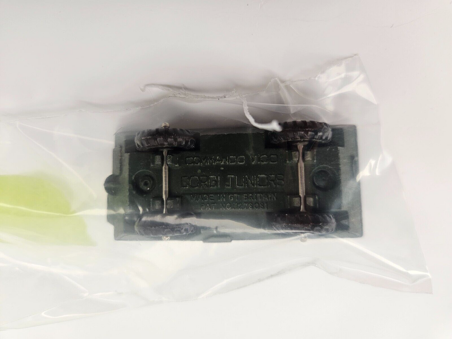 Corgi Juniors Commando V100 Army Tank Green Made In United Kingdom