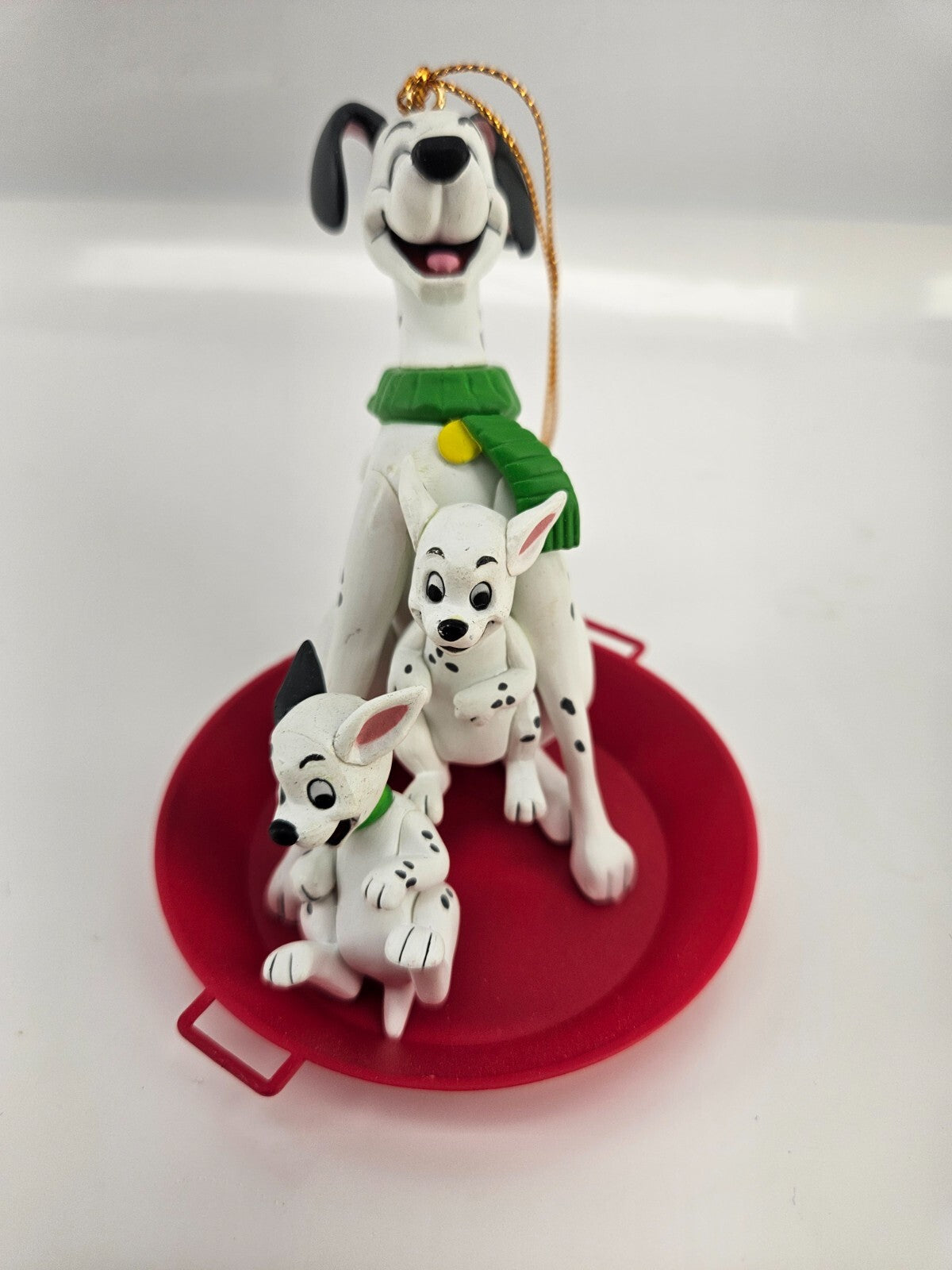 Grolier Christmas Magic Disney 101 Dalmations Ornament 26231 105 w/ Box