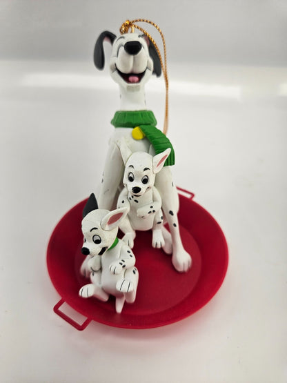 Grolier Christmas Magic Disney 101 Dalmations Ornament 26231 105 w/ Box