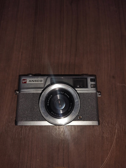Vintage ANSCO Autoset CDS 35mm SLR Camera with Rokkor f/2.8 45mm Lens