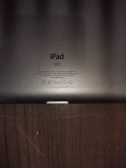 Apple iPad 3rd Gen. 32GB, Wi-Fi, 9.7in - Black Model A1416 - Untested