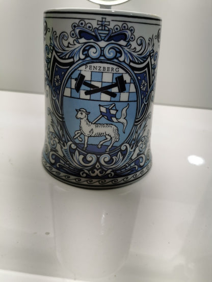 Dr. Merkle Atelier Bavarian Editon Alt Kobalt- Eingebrannt qualitätsporzellan