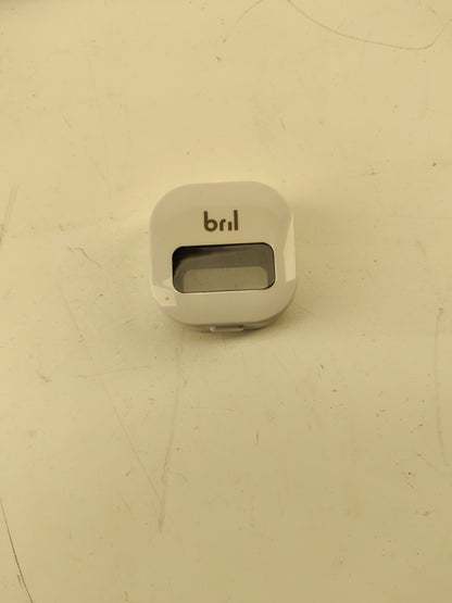 Bril UV-C Toothbrush Sanitizer Portable Sterilizer Cover Holder and Case (White)