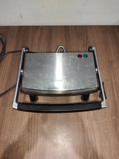 Toastess Universal Grill Panini Maker TSG-3 Sandwich Press Griddle Chrome