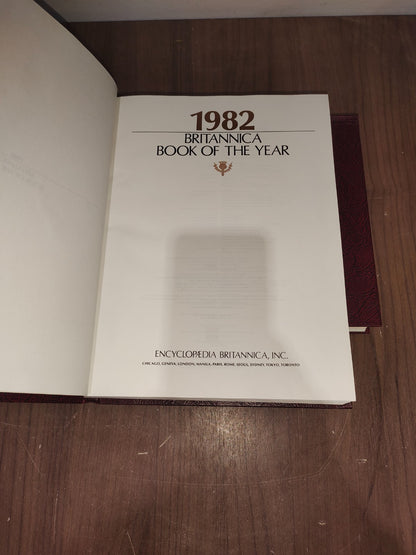 Encyclopedia Britannica Book Year - Set of 3 (1981-1982-1983)