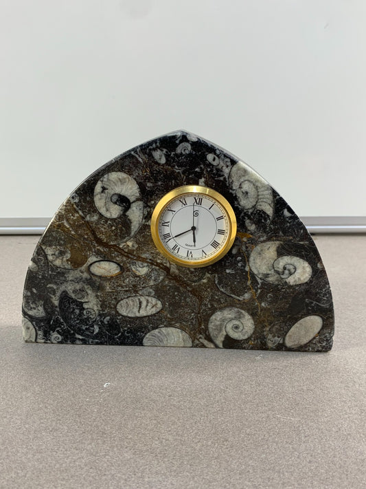 Vintage Marble Clock Quartz Shelf Clock