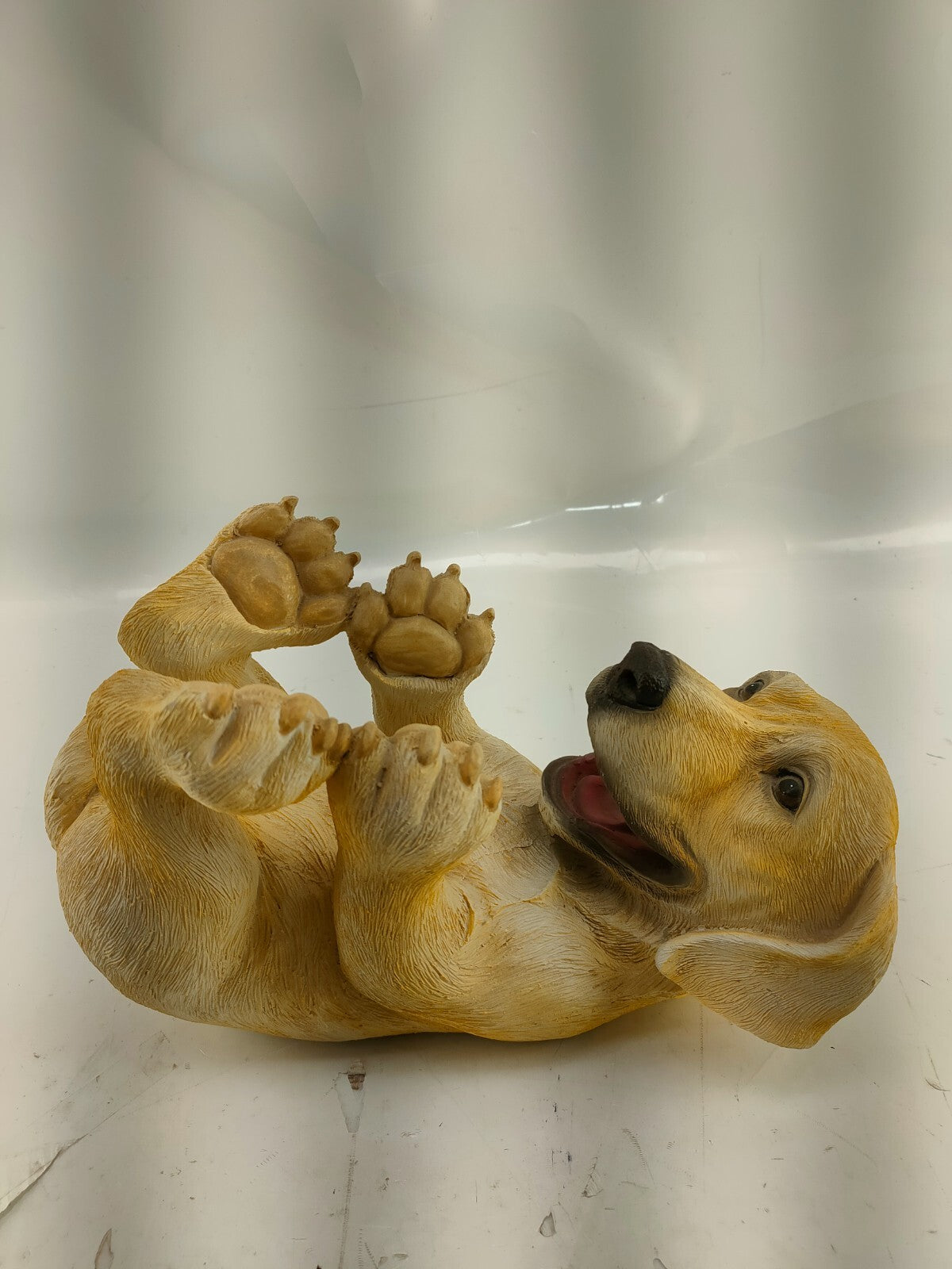 Dog Bottle Holder Wine Champagne Table Decor Resin 12" long