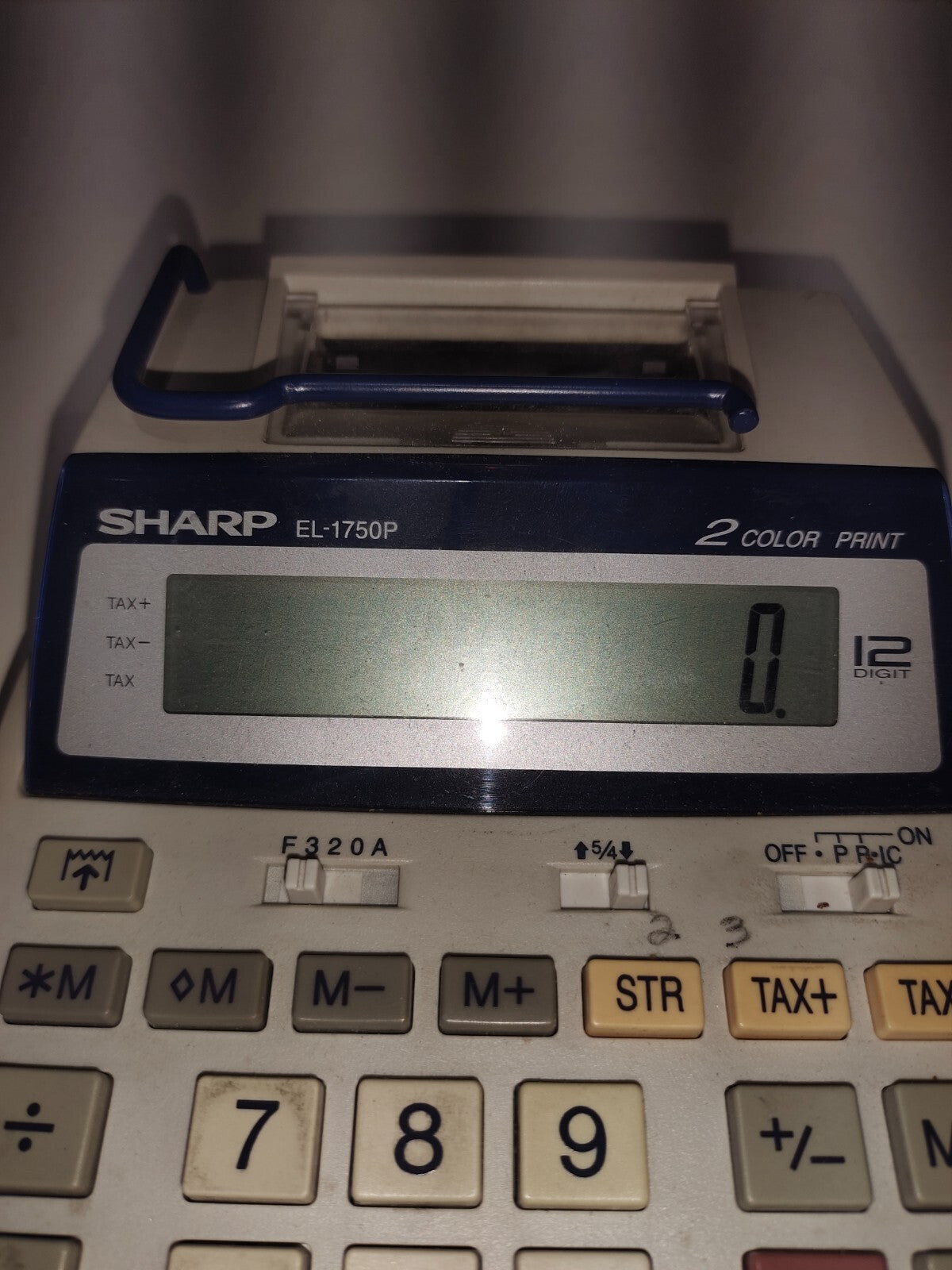 Sharp EL-1750P Electronic Printing Calculator