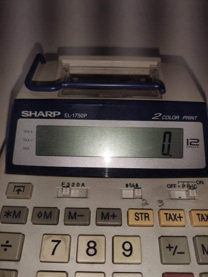 Sharp EL-1750P Electronic Printing Calculator