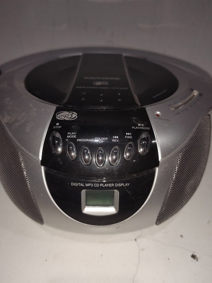 Magnasonic AM/FM Stereo Radio/CD Player - Boombox