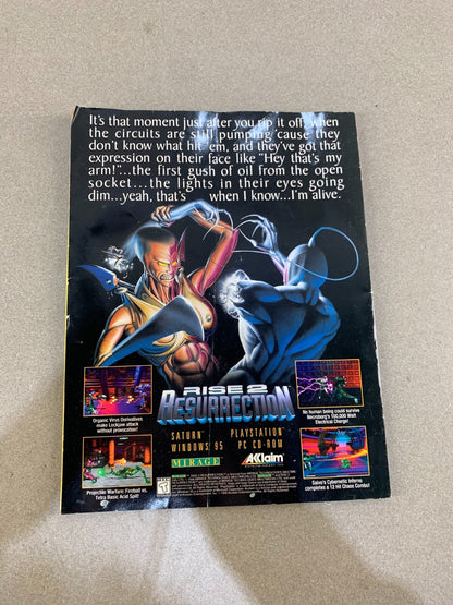 GAMEPRO MAGAZINE MARCH 1996 KILLER INSTINCT 2 INSERT